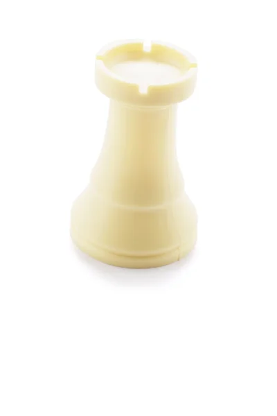Figura szachowa wieży — Zdjęcie stockowe