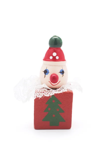 Weihnachtsclown-Ornament — Stockfoto