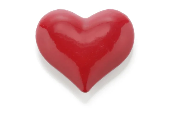 Piros szerelem szív — Stock Fotó