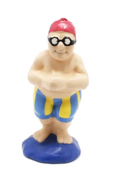 Figurina de nadador — Fotografia de Stock