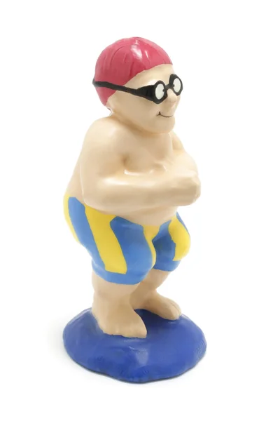 Nuotatore Figurina — Foto Stock