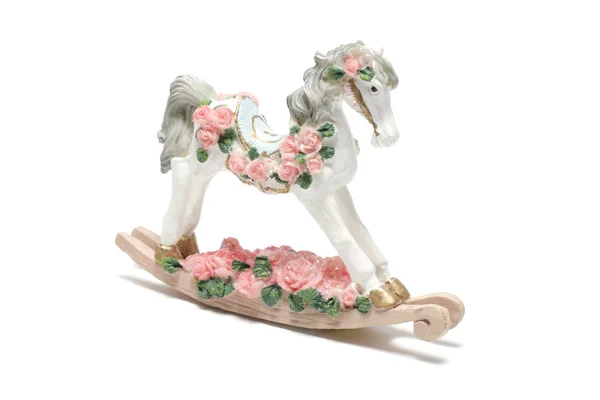 Cavallo a dondolo in miniatura — Foto Stock
