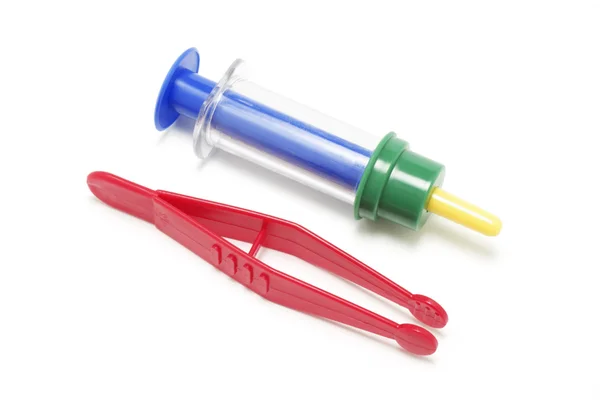 Instrumentos médicos do brinquedo — Fotografia de Stock
