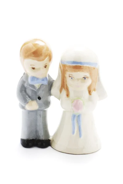 Bruiloft paar figuur — Stockfoto