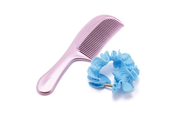 Comb and Hair Scrunchy — Stock Photo, Image