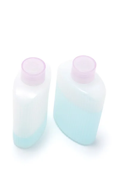 Flessen van lotion — Stockfoto