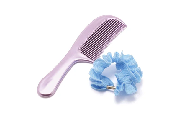 Comb and Hair Scrunchy — Stock Photo, Image