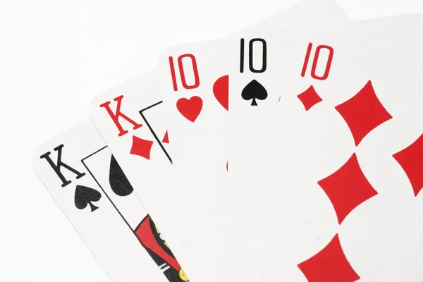 Playig карти — стокове фото