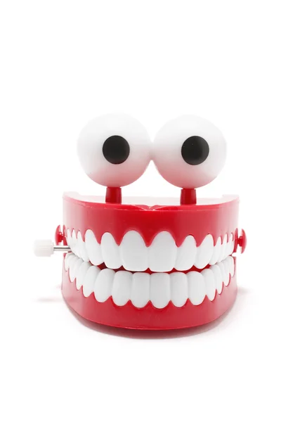 Babbelend tanden speelgoed — Stockfoto
