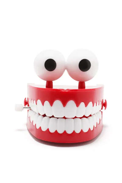 Skallrande tänder leksak — Stockfoto