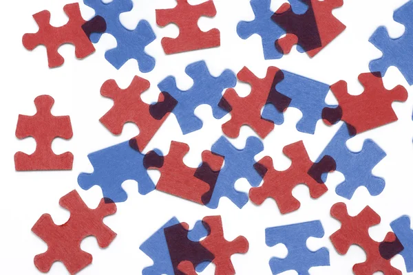 Puzzle pièces de puzzle — Photo