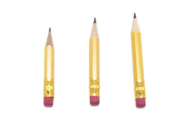 Krótki ołówki — Zdjęcie stockowe