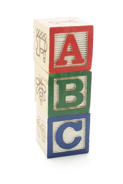 Alfabet bloki — Zdjęcie stockowe