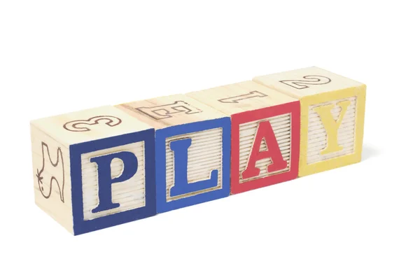 Alphabet Blocks - Play — Stock Photo, Image