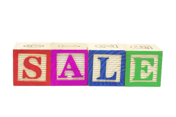 Alphabet Blocks - Sale — Stock Photo, Image