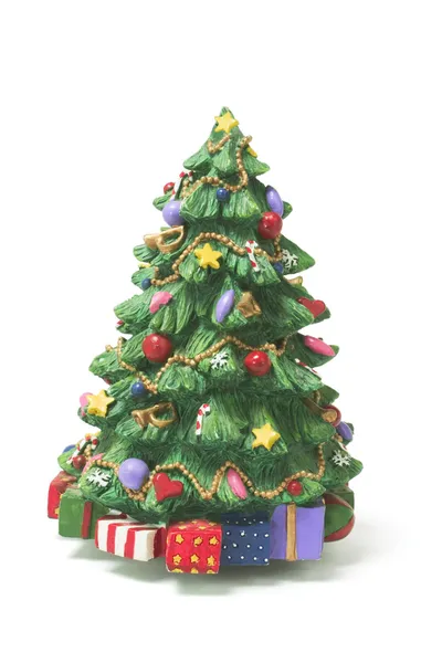 Miniatuur kerstboom — Stockfoto