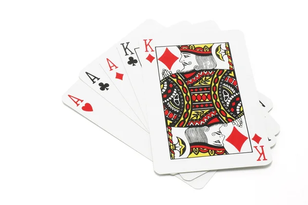 Hrací karty Stock Obrázky