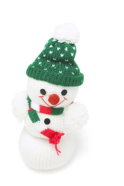 Sneeuwpop figuur Stockafbeelding
