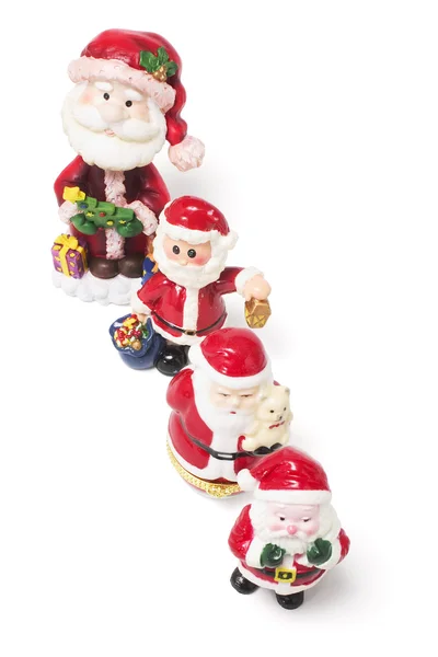 Figuras de Santa — Fotografia de Stock