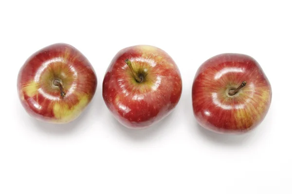 Červená lahodná jablka — Stock fotografie