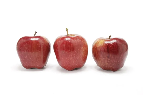 Røde, delikate epler – stockfoto