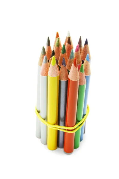 Папір, олівці — стокове фото