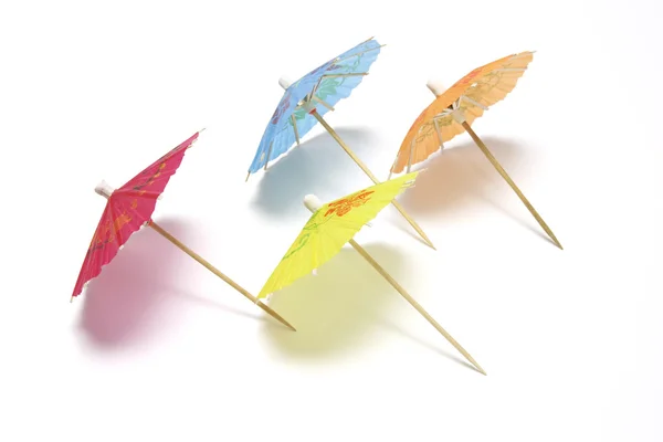 Cocktail paraplyer — Stockfoto