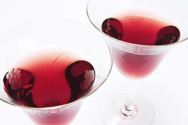 Glazen wijn — Stockfoto