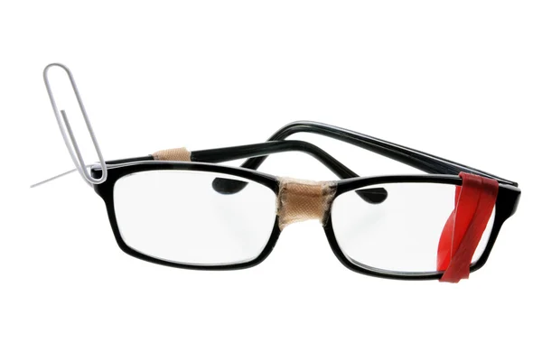 Сломанной окулярів — стокове фото