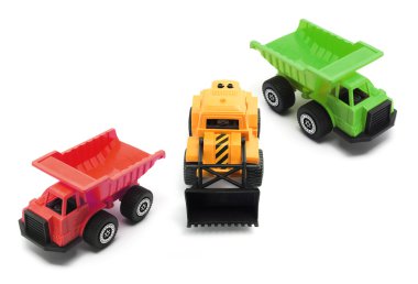 Toy Earth Movers clipart