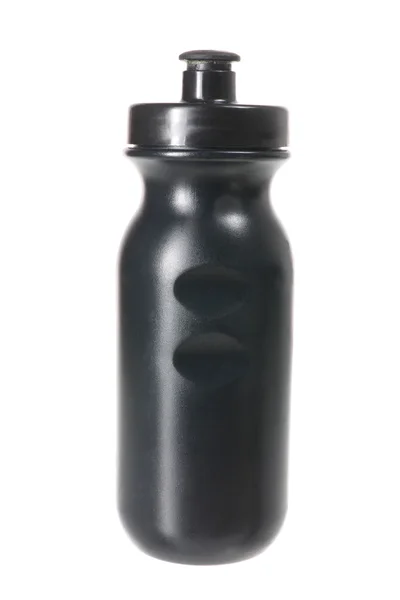 Flacon en plastique noir — Photo