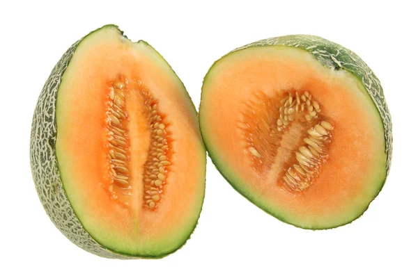 Halves of Rock Melon — Stock Photo, Image