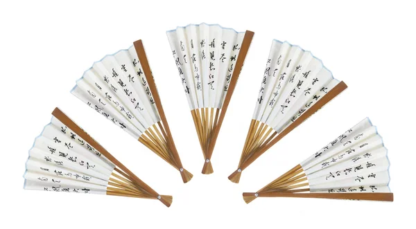 Chinese Paper Fans — Stockfoto