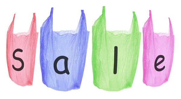 Plastikowe torby na zakupy — Zdjęcie stockowe