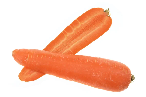 Dos mitades de zanahoria —  Fotos de Stock