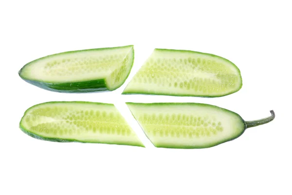 Slices of Lebanese Cucumber — Stock Photo, Image