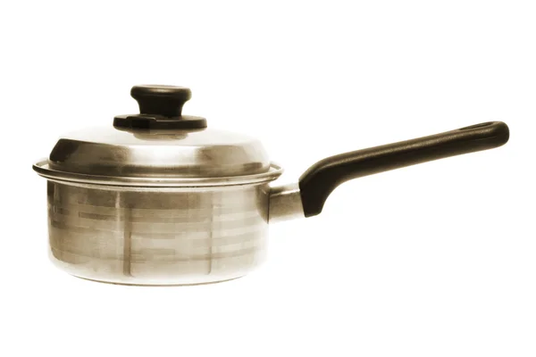 Сковорода для соуса — стоковое фото