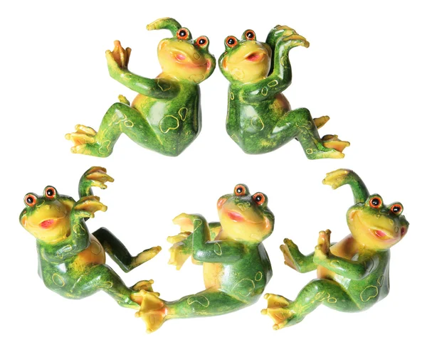 Żaba figurki Obraz Stockowy
