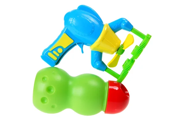 Speelgoed bubble gun — Stockfoto