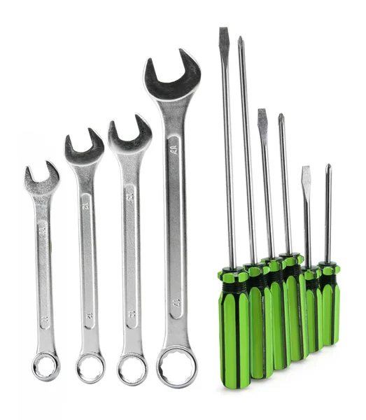 Spanners and Screwdrivers — Stock Photo, Image