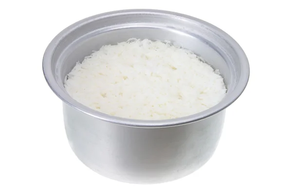 Pote de arroz cozido — Fotografia de Stock