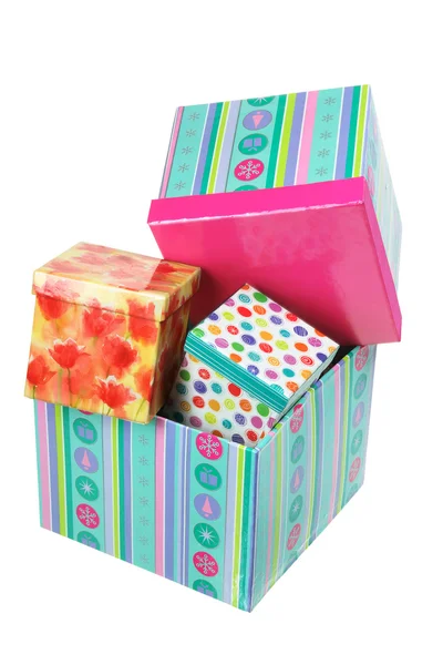 Stack of Gift Boxes — Stock Photo, Image