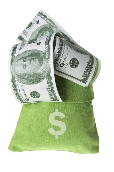 Bag of Money — Stock Photo, Image