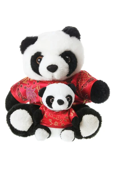Pandas brinquedo macio — Fotografia de Stock