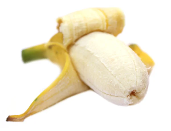 Geschälte Banane — Stockfoto