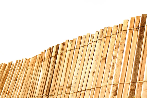 Old bamboo fence — Stock Photo, Image