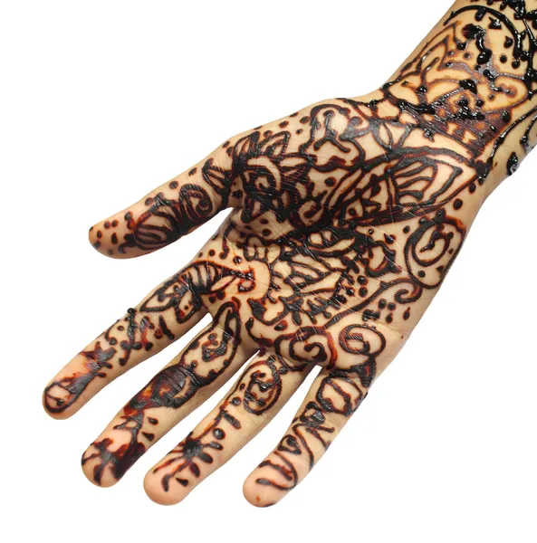 Tatuagem de henna — Fotografia de Stock