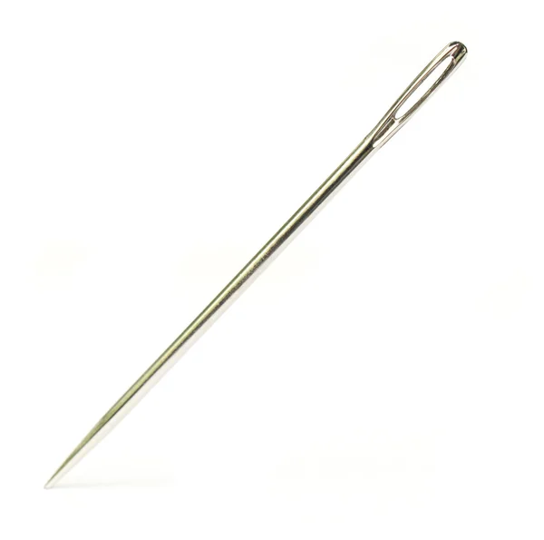 Macro of a needle — Stock Photo, Image