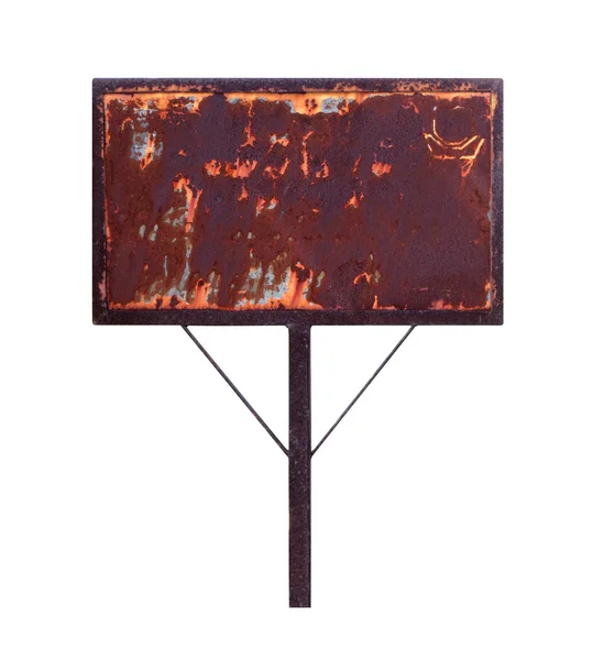 Letrero vacío oxidado —  Fotos de Stock
