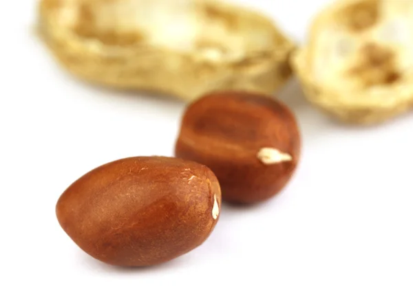 Очищенный арахис — стоковое фото